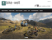 Tablet Screenshot of bike-world.at